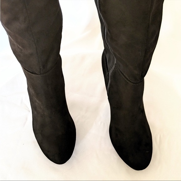 DIBA Femma Over The Knee Boot in Black - Picture 2 of 2